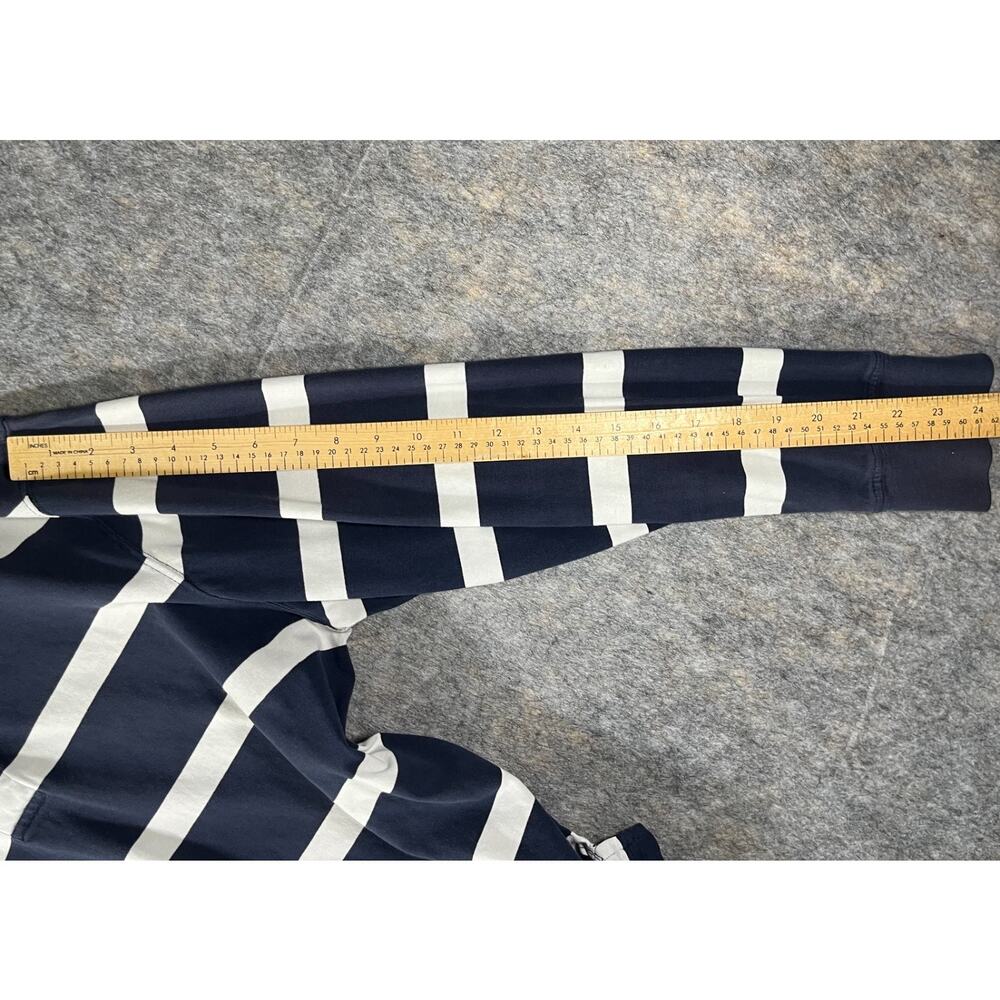 J.Crew Striped Rugby Shirt / Men's XL / Heavyweight 100% Cotton Navy White AR853 - Picture 7 of 13